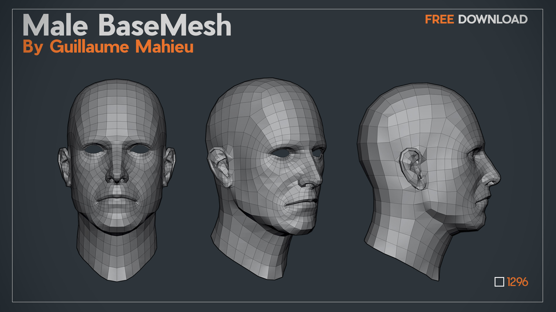 Artstation Male Basemesh Custom Guillaume Mahieu