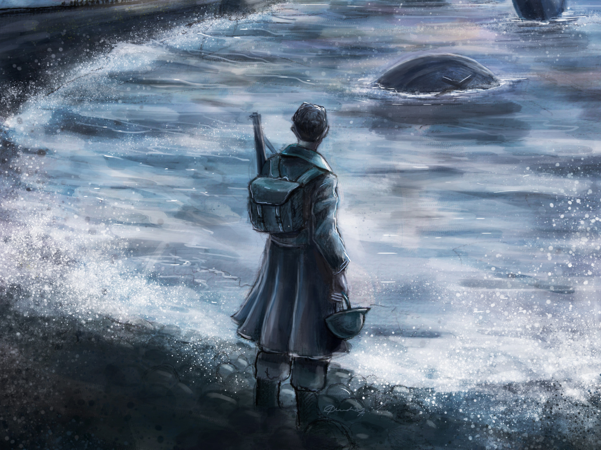 Artstation Dunkirk Movie Poster Ines Andias