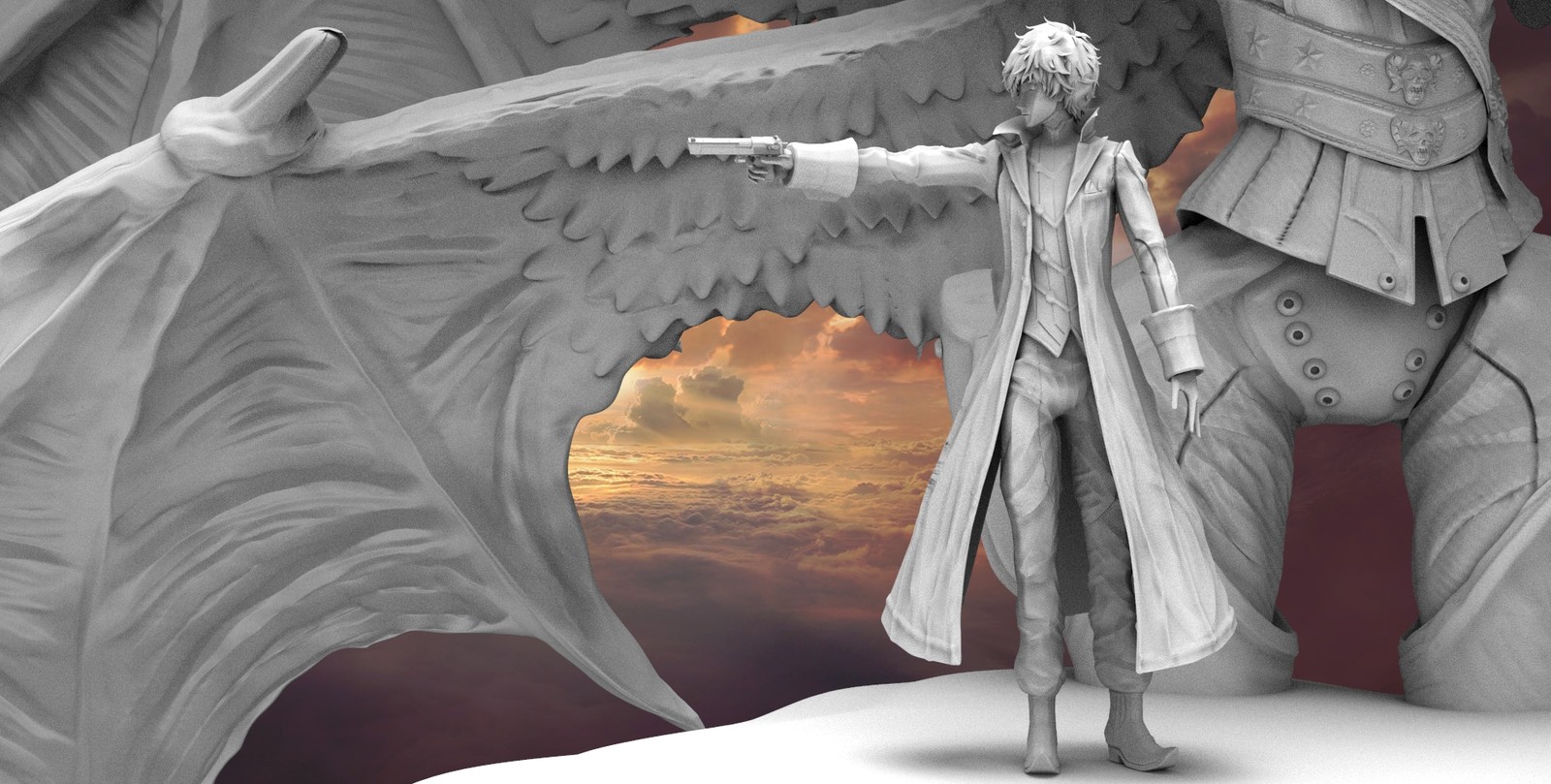 John Agnew - Satanael and Joker Fanart final battle BEGONE! persona 5