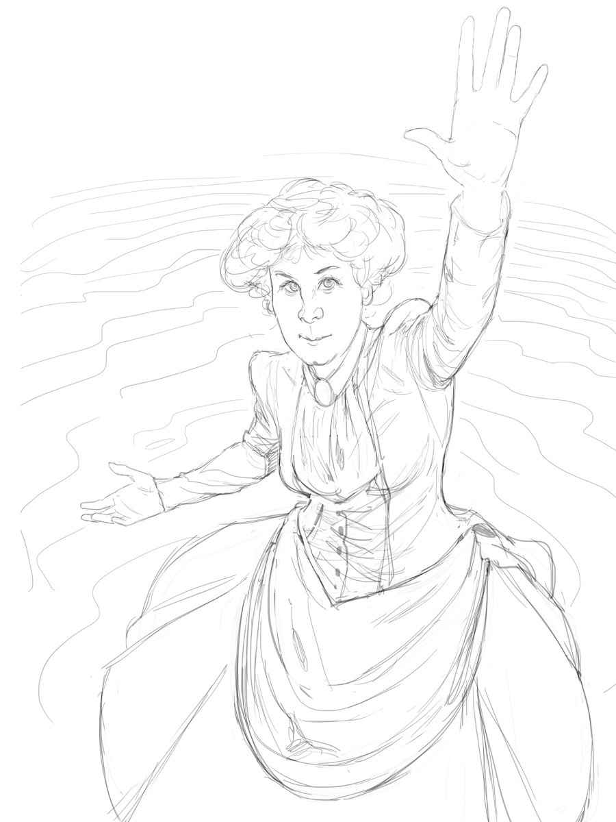 Initial rough sketch