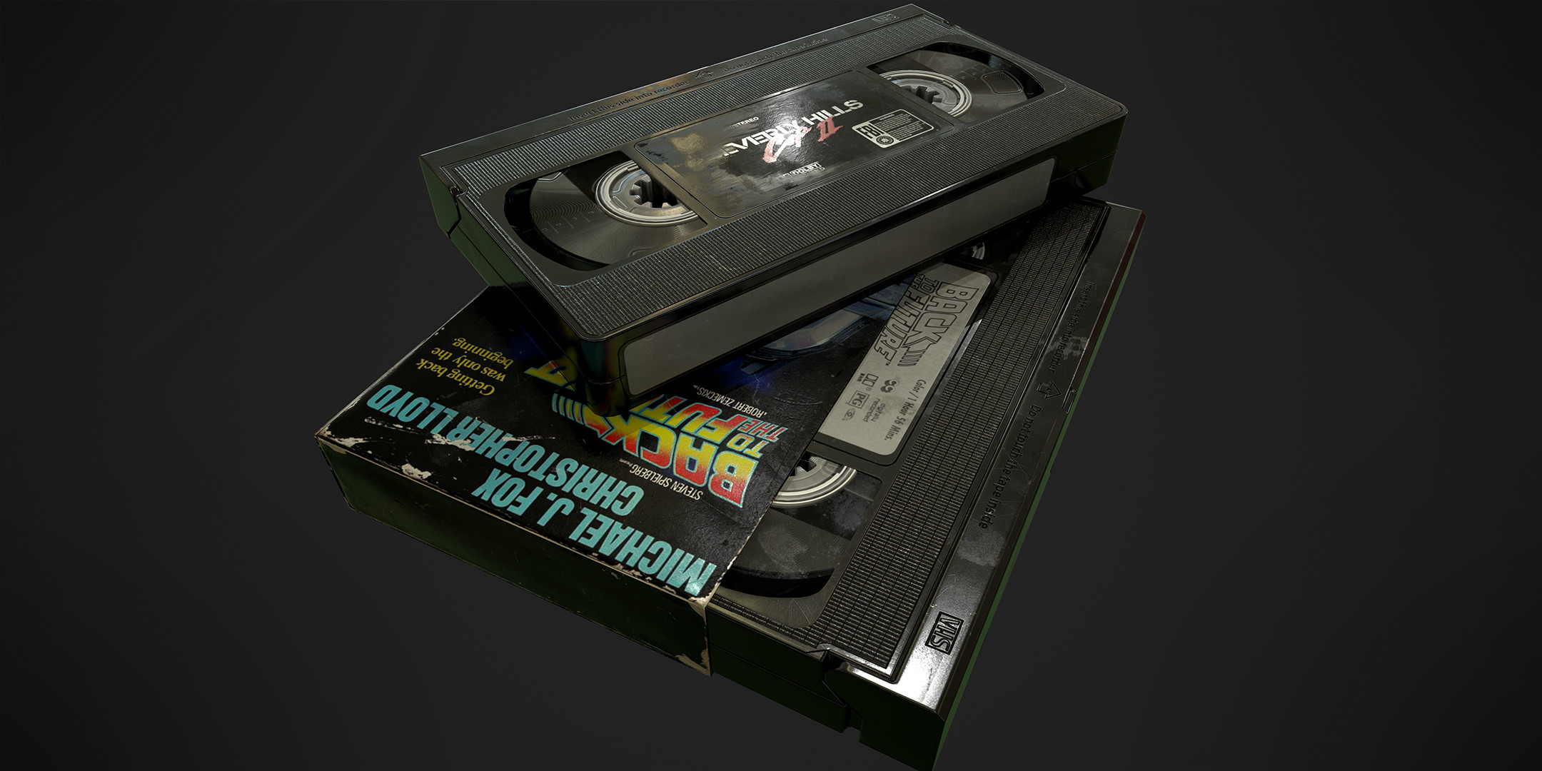 Крупный план представляет vhs 1998 заставка