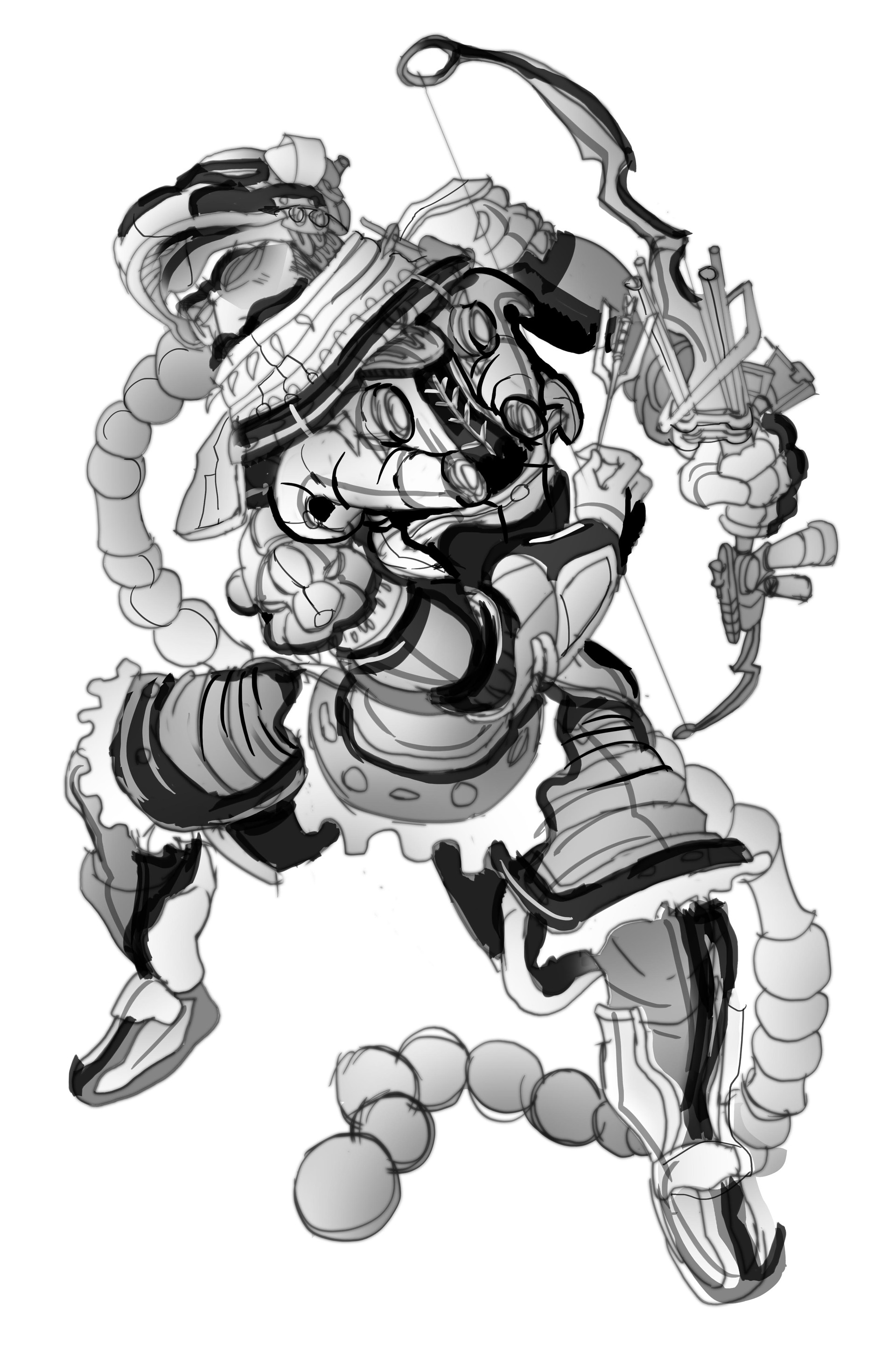 中学组学生作品- 高阶静物素描画】 莫桂孋（14岁） “台上一分钟