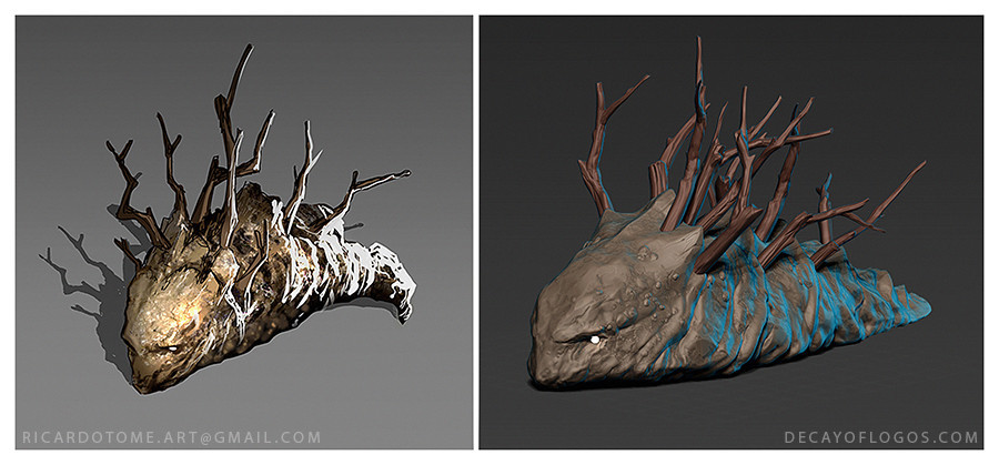 Decay of Logos - Palus Slug Concept and Sculpt