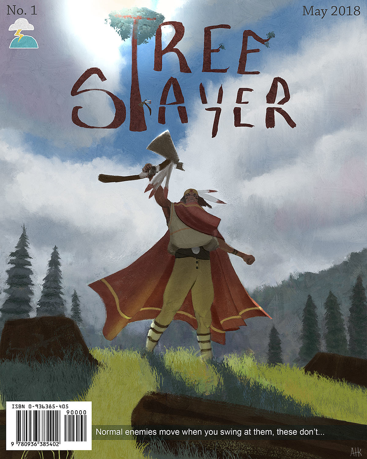 ArtStation Tree Slayer Comic Cover