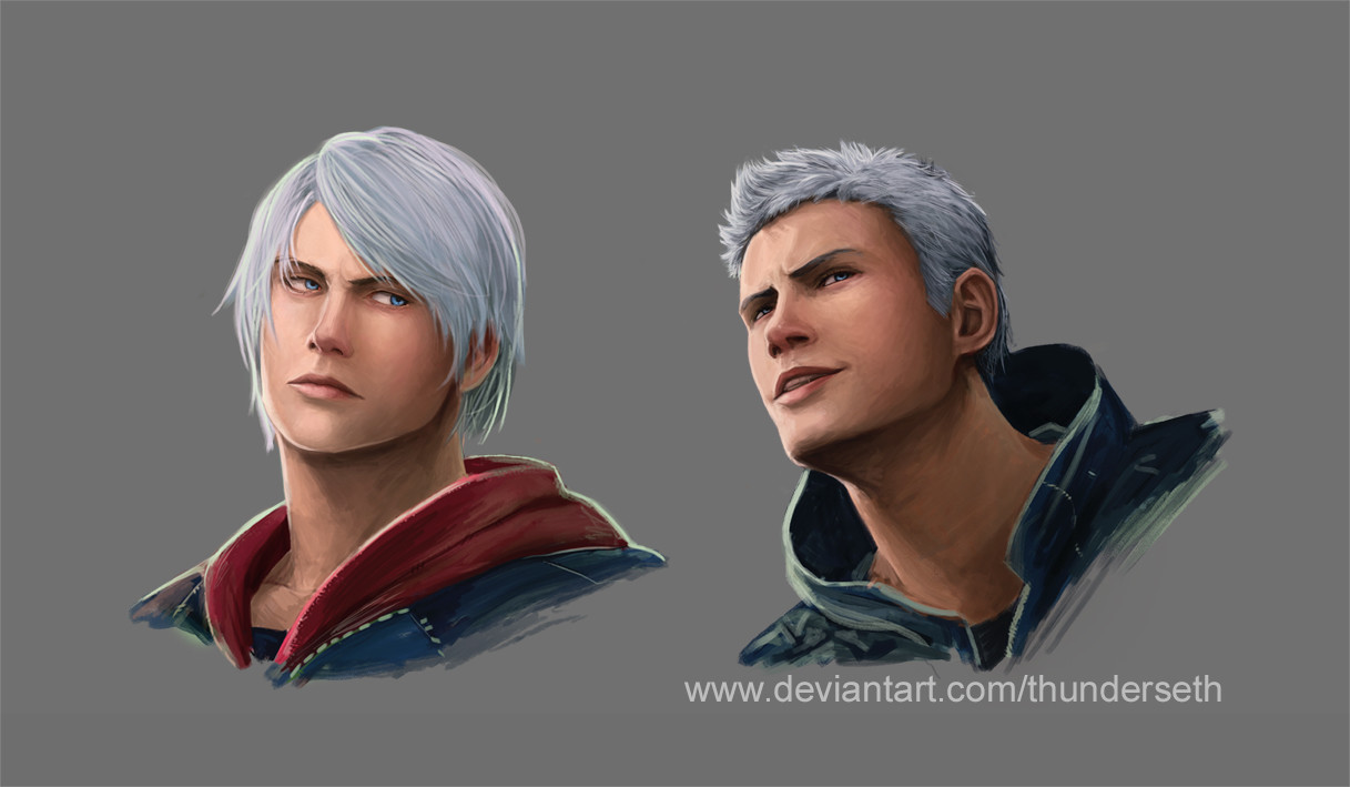 A fan-art of Vergil By - The Original Devil May Cry