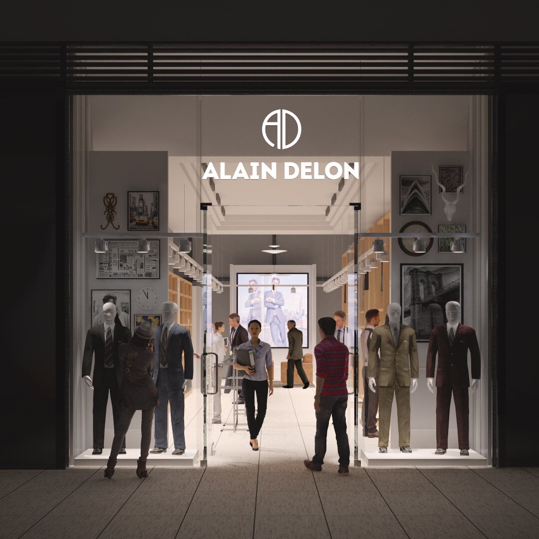 Marcel Szabo - Alain Delon suit shop