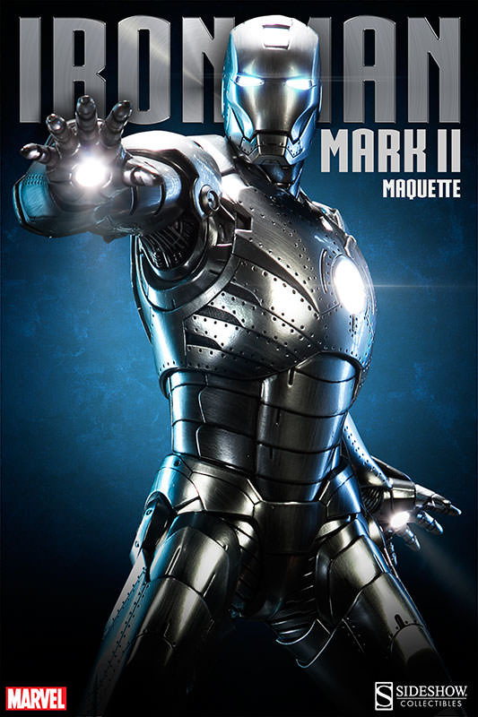 Artstation Sideshow Maquette Iron Man Mark Ii Wonil Song