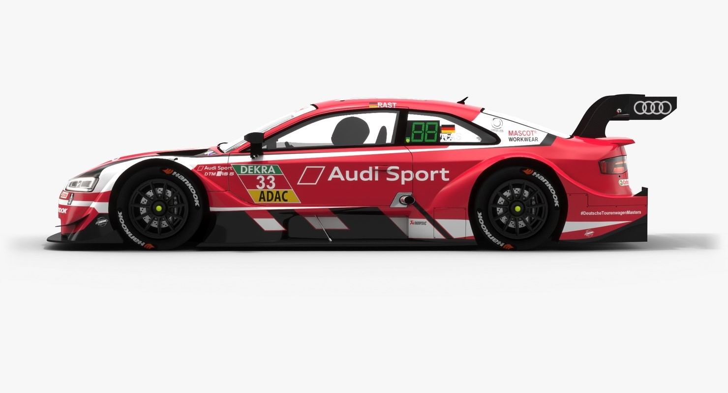 OpticalDreamSoft - Audi RS5 DTM #33 Rene Rast Season 2018 3D model