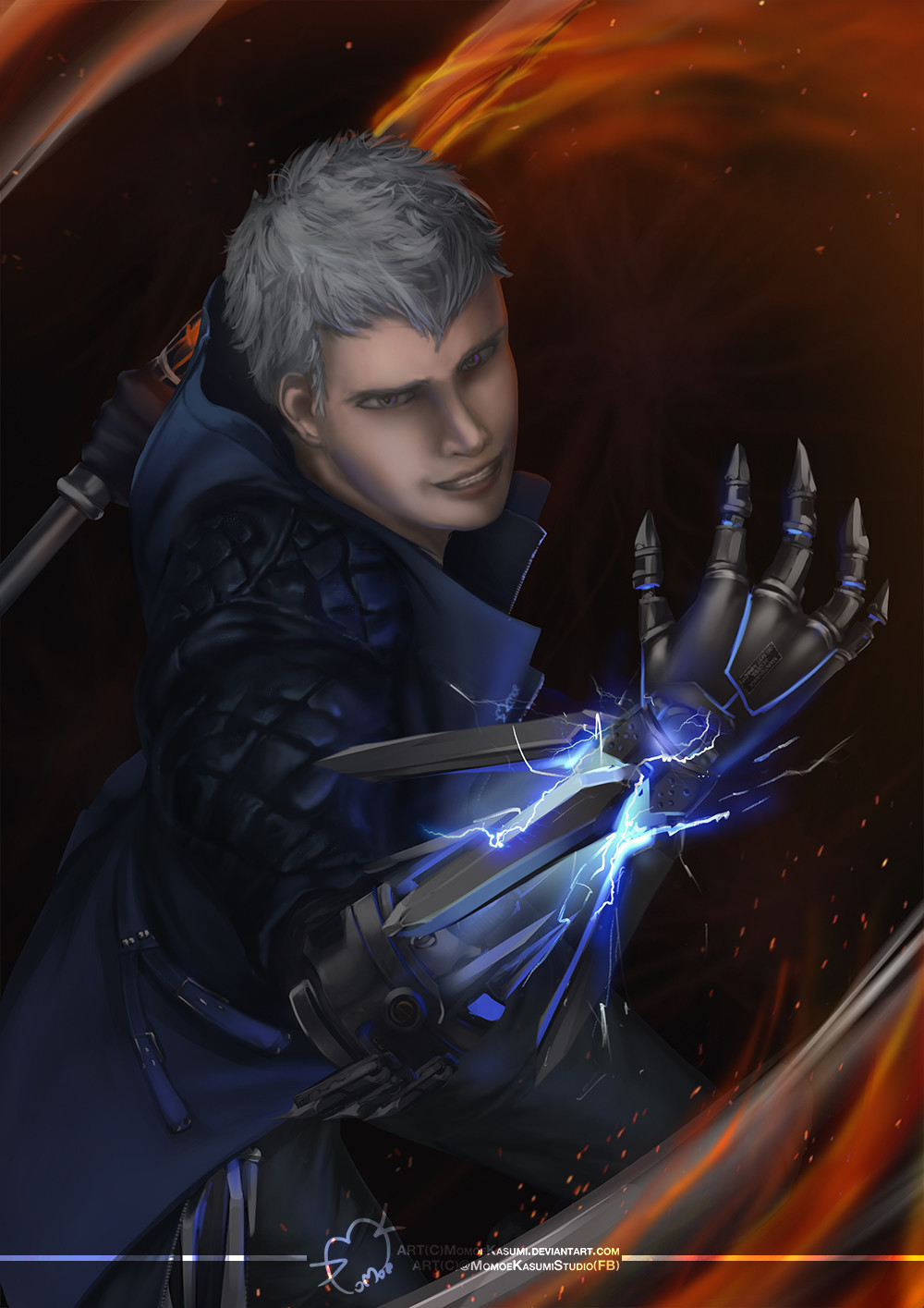 ArtStation - Nero from Devil May Cry 5