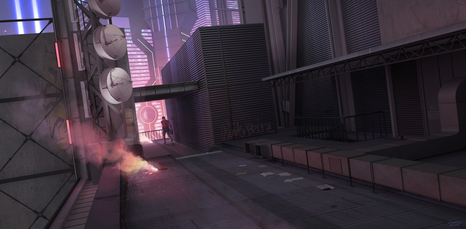 Rooftop chase
