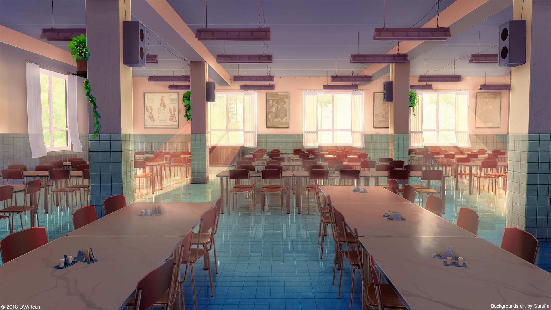 ArtStation Camp canteen