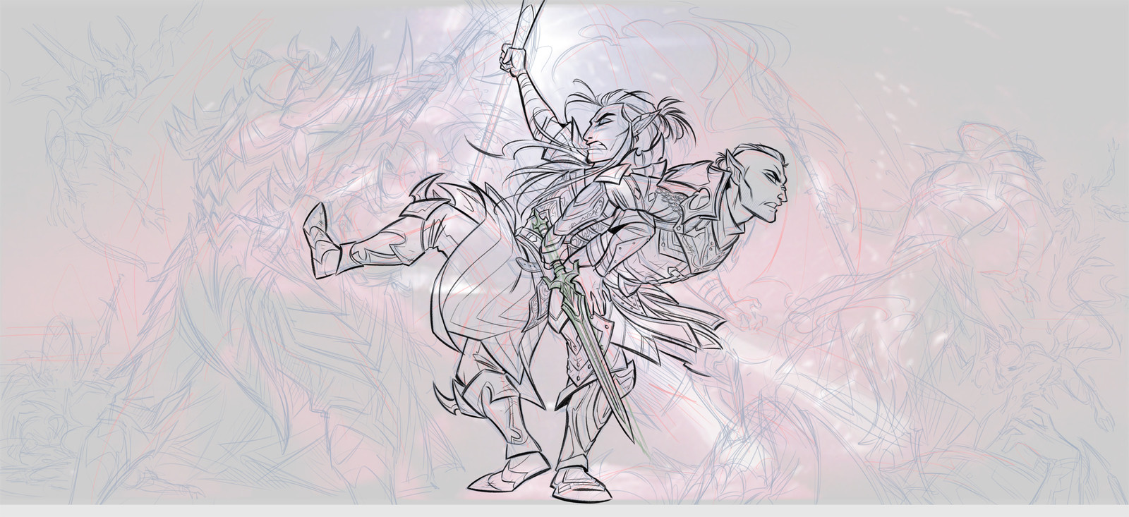 Line Art WIP 01