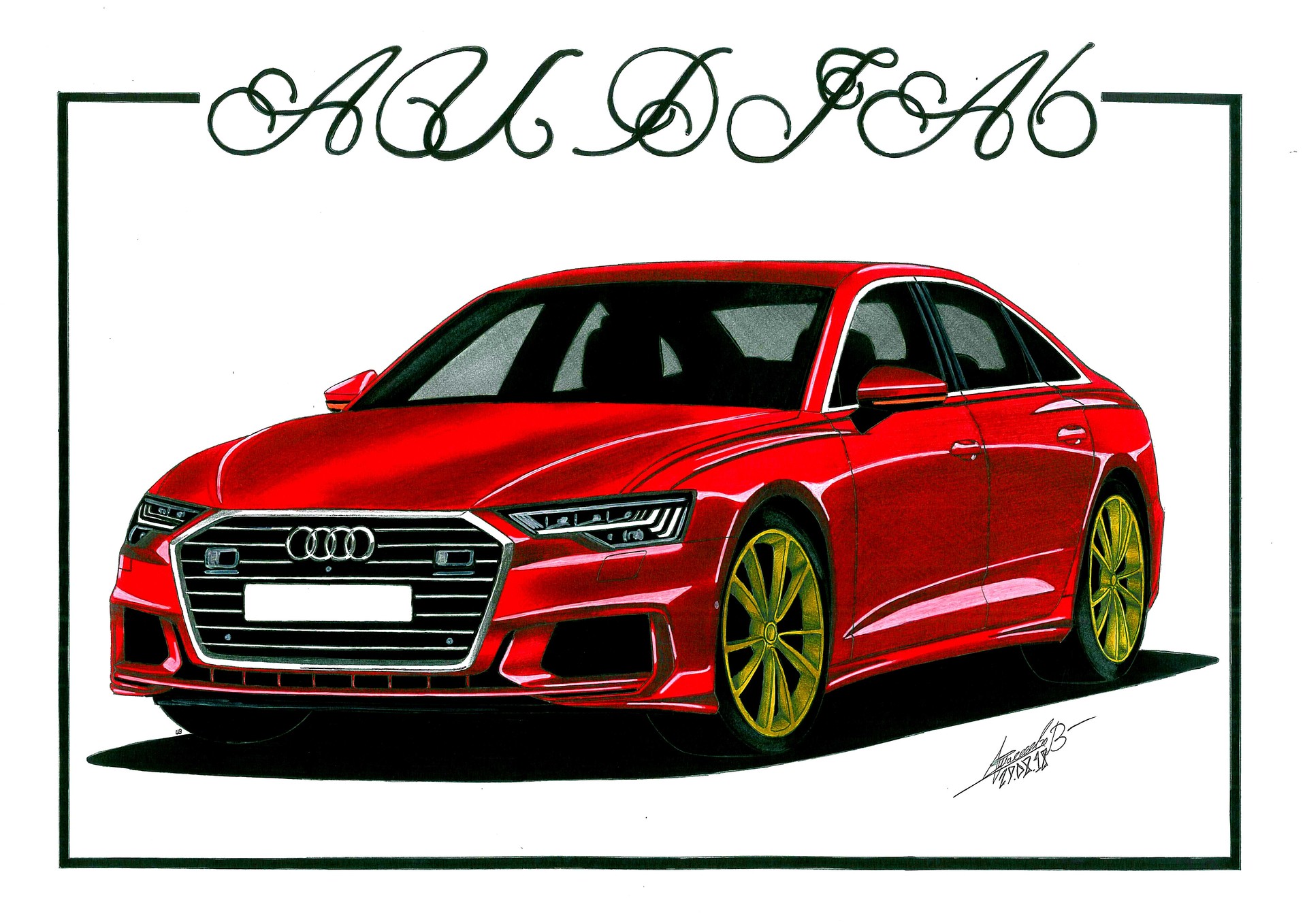 ArtStation - AUDI A6 2K18