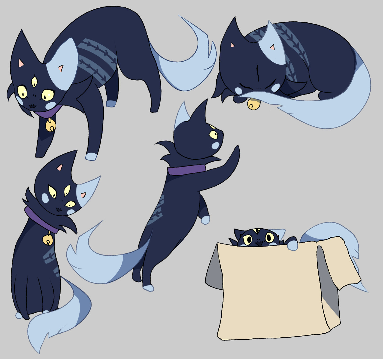 Krissy Ewins Ghost Cat Character Design,Kids Pit House Drawing Easy