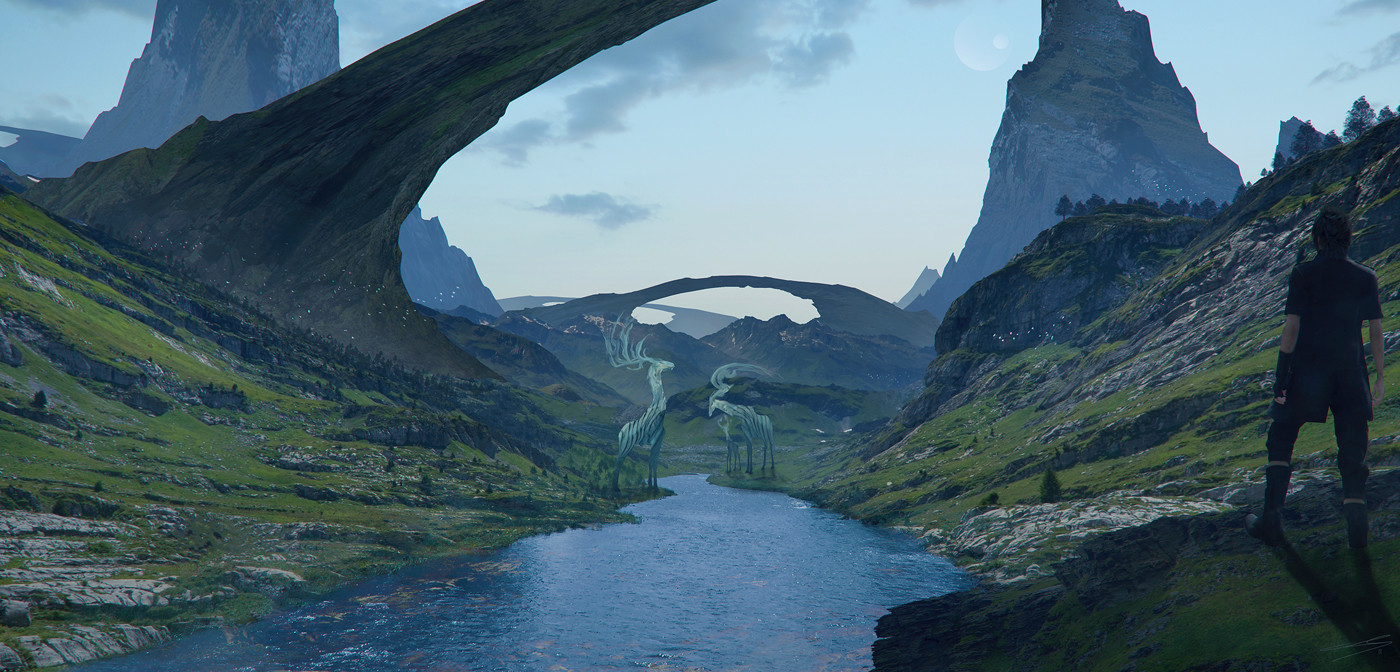 final fantasy landscape