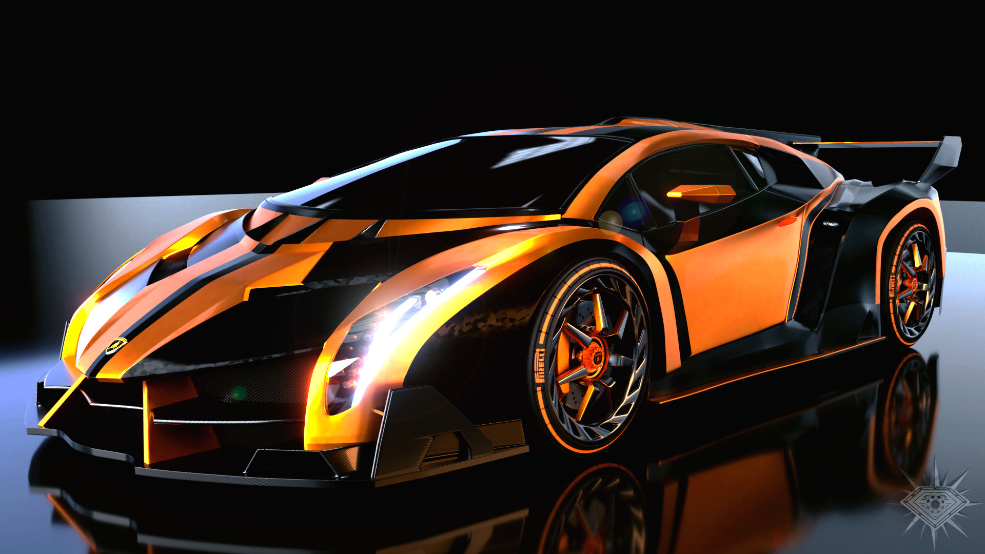 ArtStation Lamborghini Veneno 2013 3D Model