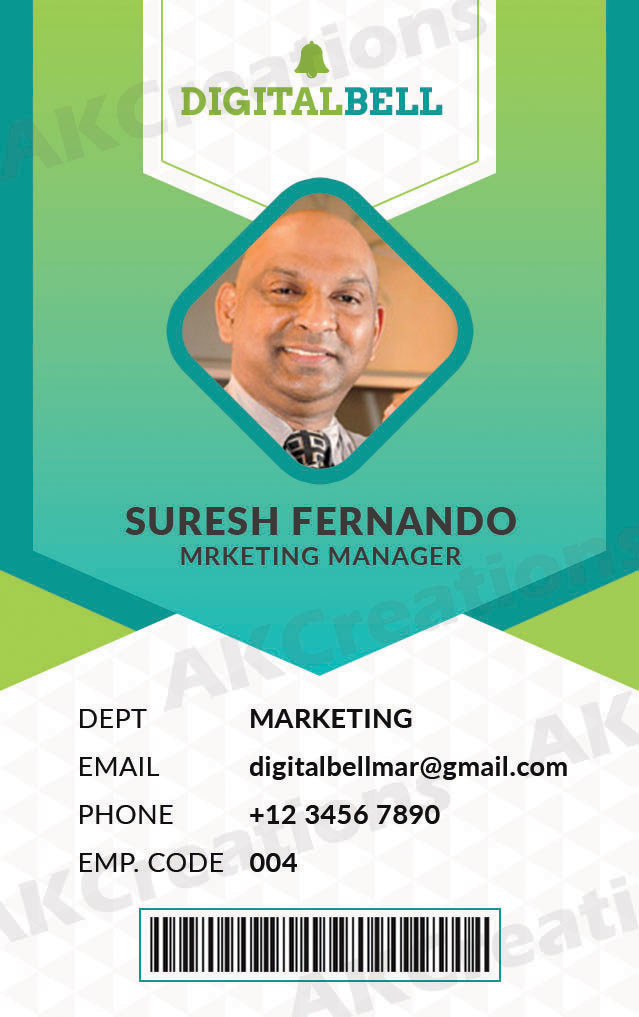 Manager Id Card