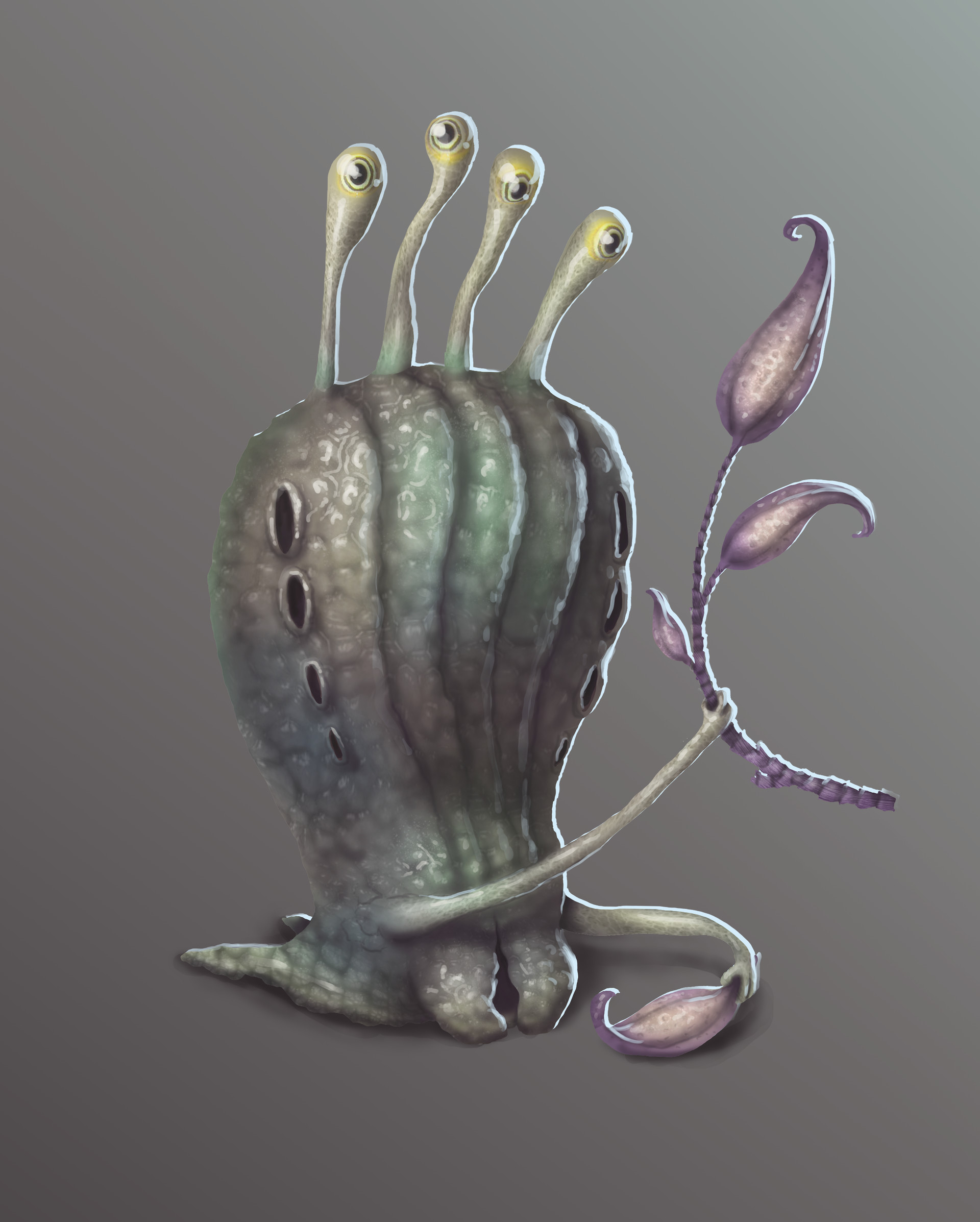 Artstation Alien Snail Celia Coca