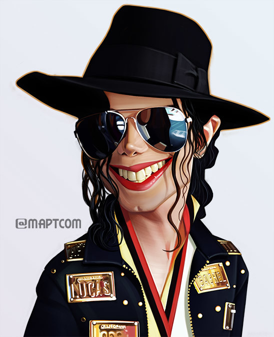 ArtStation - Michael Jackson caricature