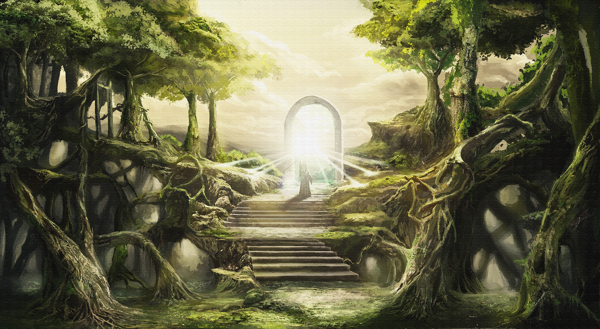 Альфхейм скандинавская мифология. Креативные картинки. Фэнтези пейзажи. Безликая толпа. Среди многих миров.