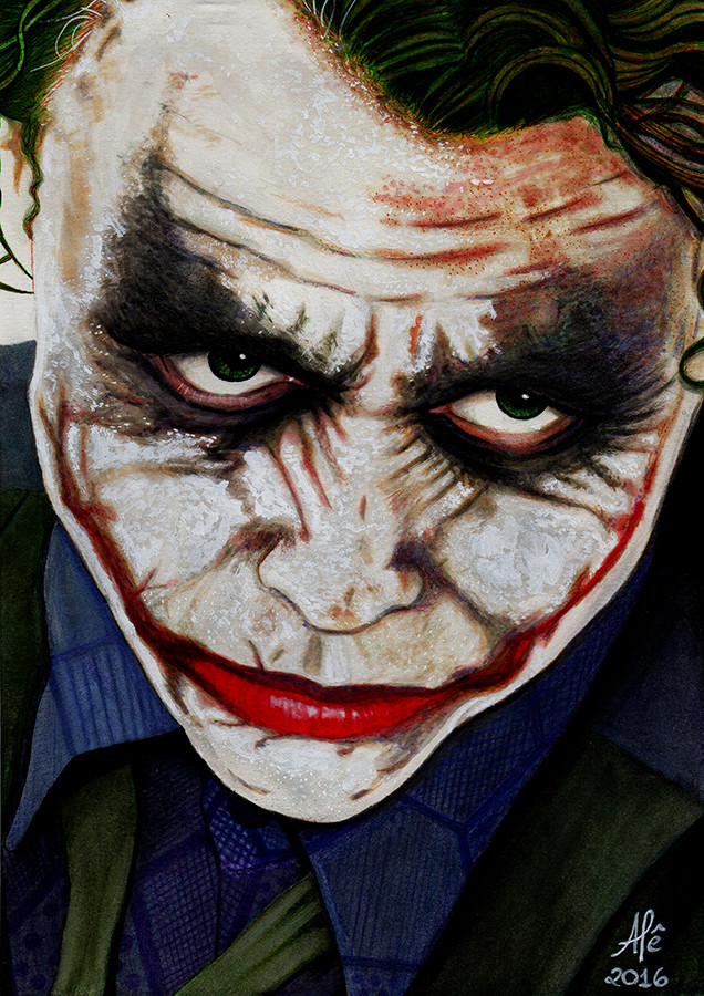 Joker Heath Ledger, illustration, joker, joker face, joker animation, HD  phone wallpaper | Peakpx