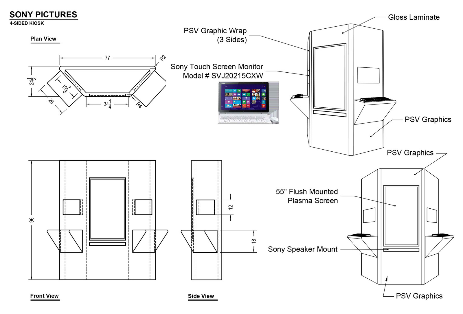 Version 1: Wide Footprint