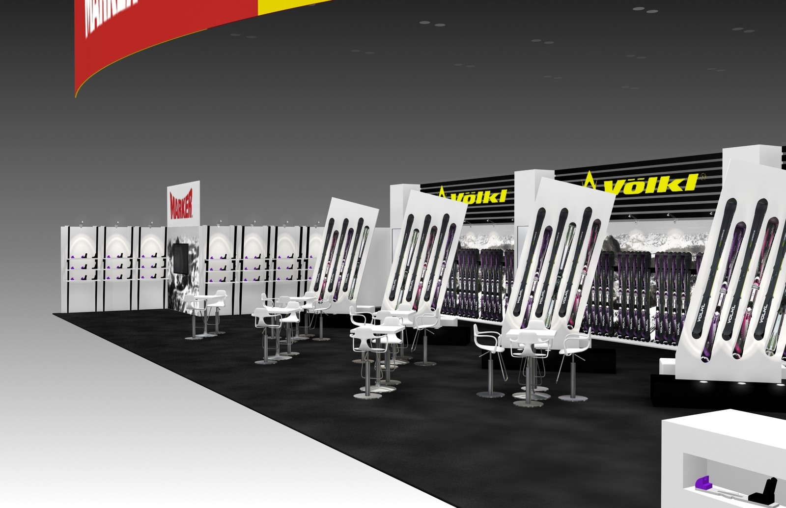 Ski Displays and Meeting Tables