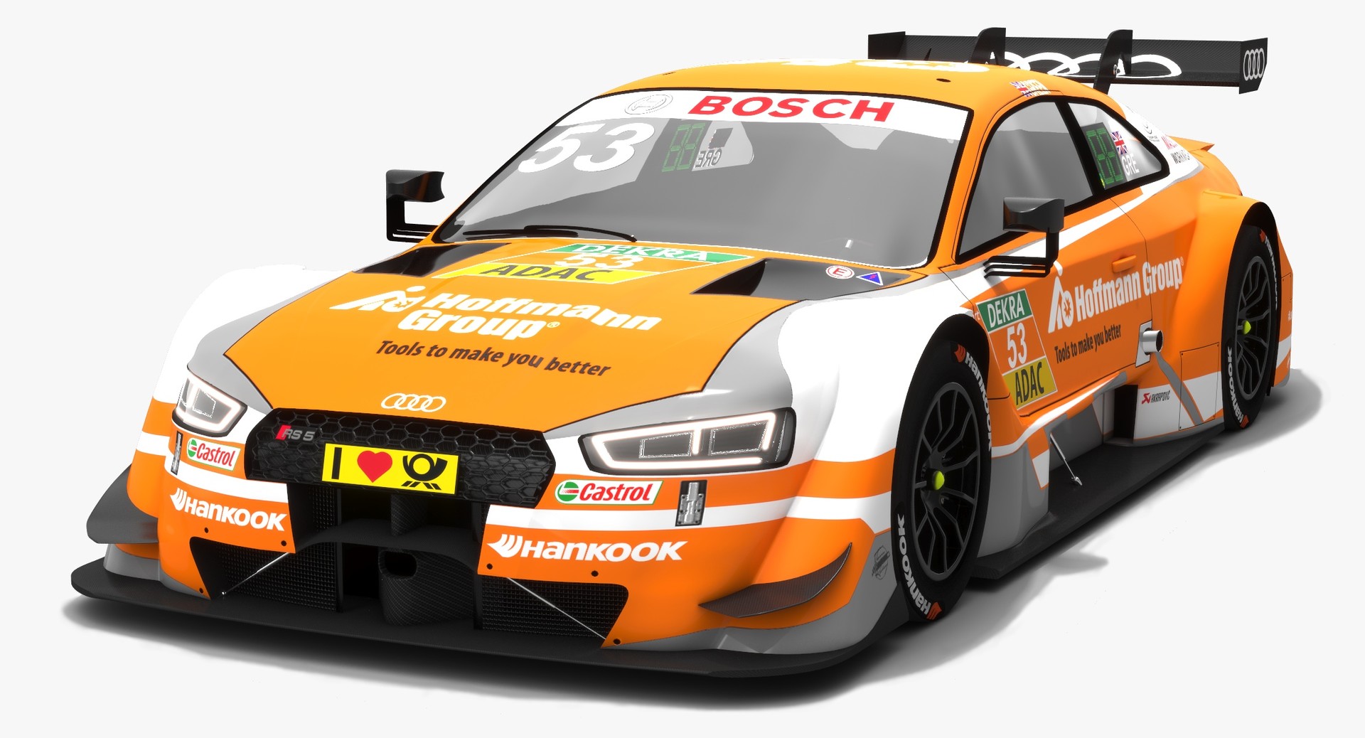 OpticalDreamSoft - Audi RS5 DTM #53 Jamie Green Season 2018 3D model