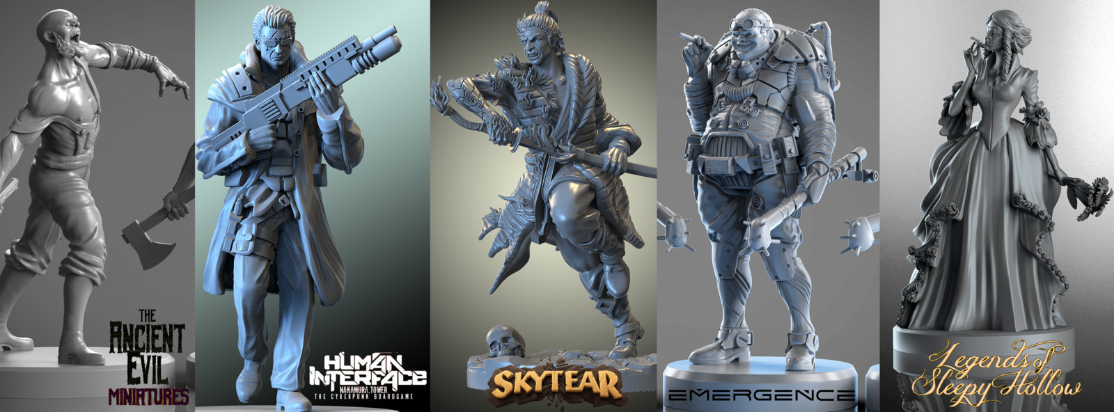 Recent commissioned miniatures