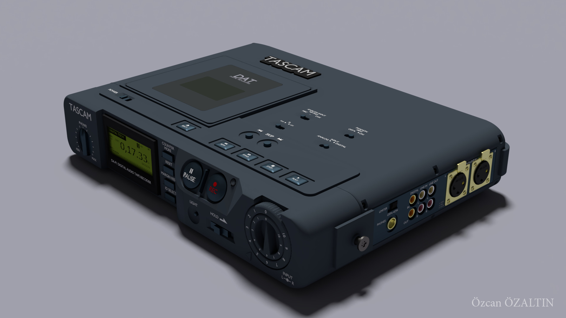 özcan ÖZALTIN - Tascam Digital Audio Tape Recorder DA-P1 R-Player