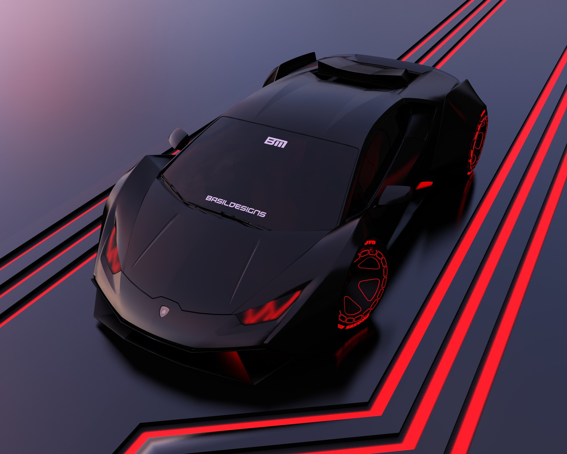 ArtStation - Cyberpunk Lamborghini Huracan