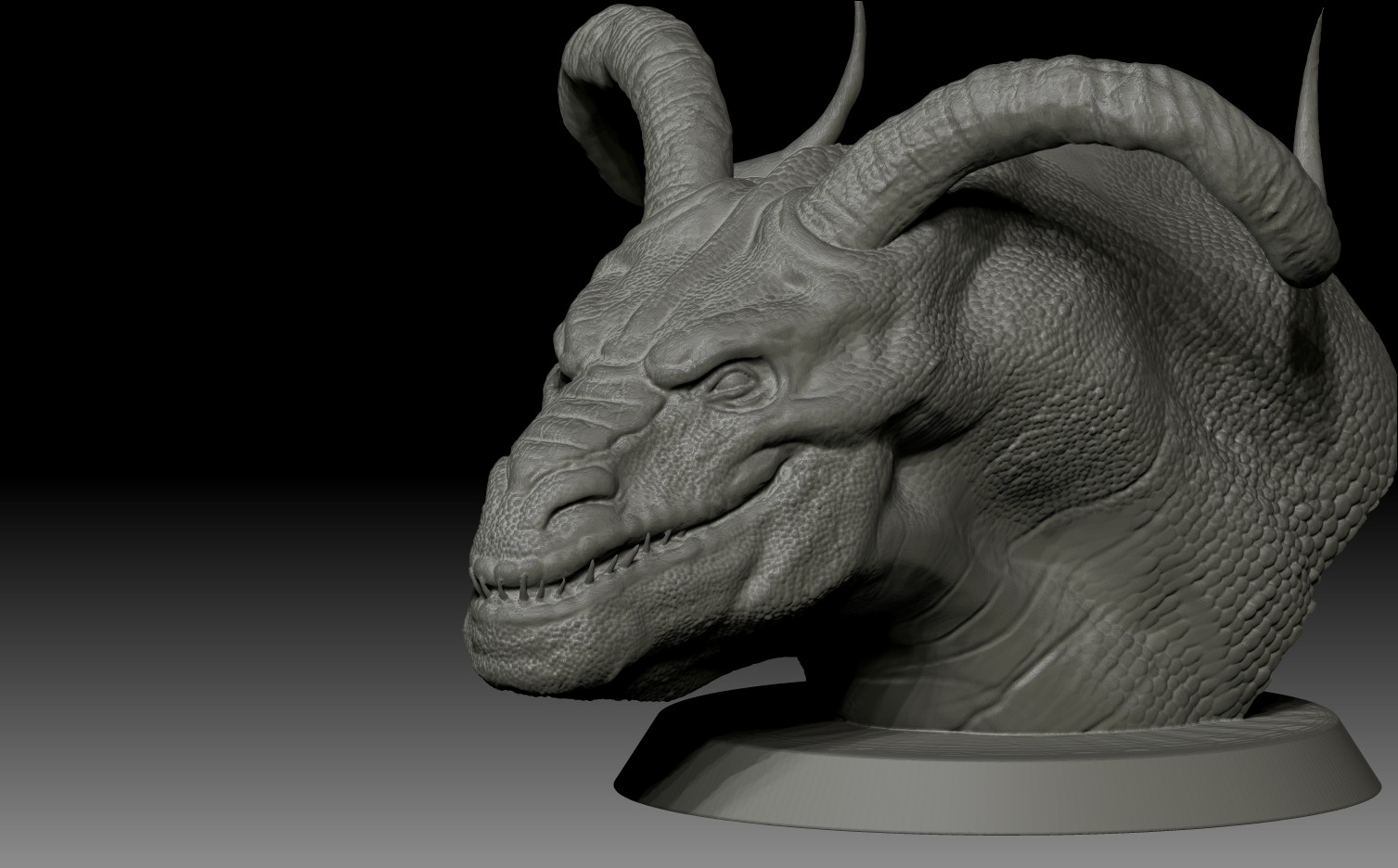 Cody Goodman Evil Dragon Bust