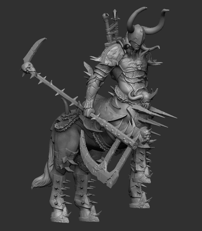 Artstation - Chaos Centaur Miniature