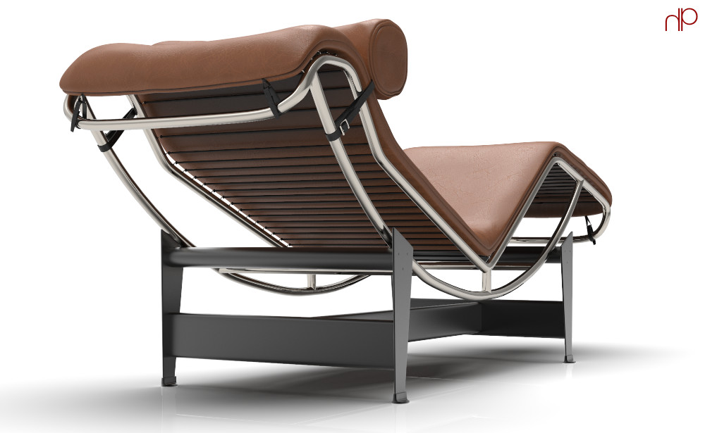 The LC4 Chaise Longue, designed by another one of my favorites: Le Corbusier.  I admire Le Corbusier's use of space, light, and order; not just in his architecture and urban planning, but his overall design intent.  