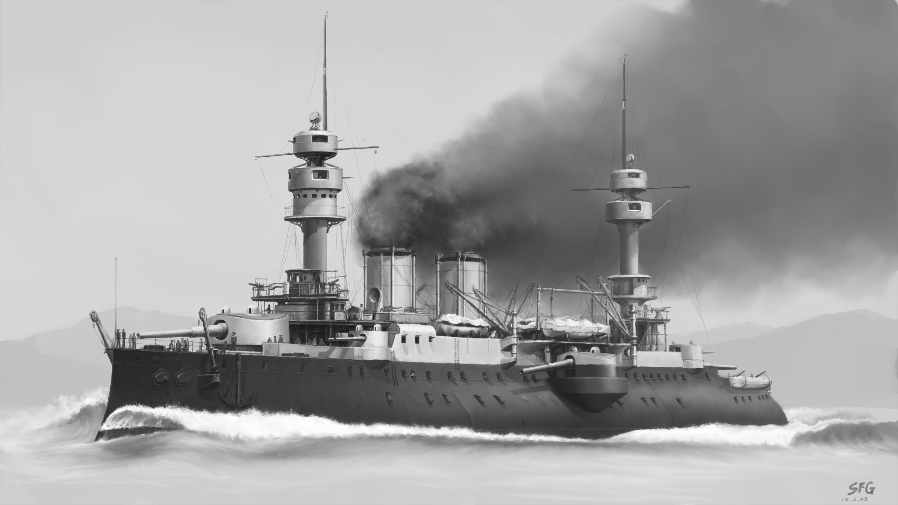 French battleship Jauréguiberry