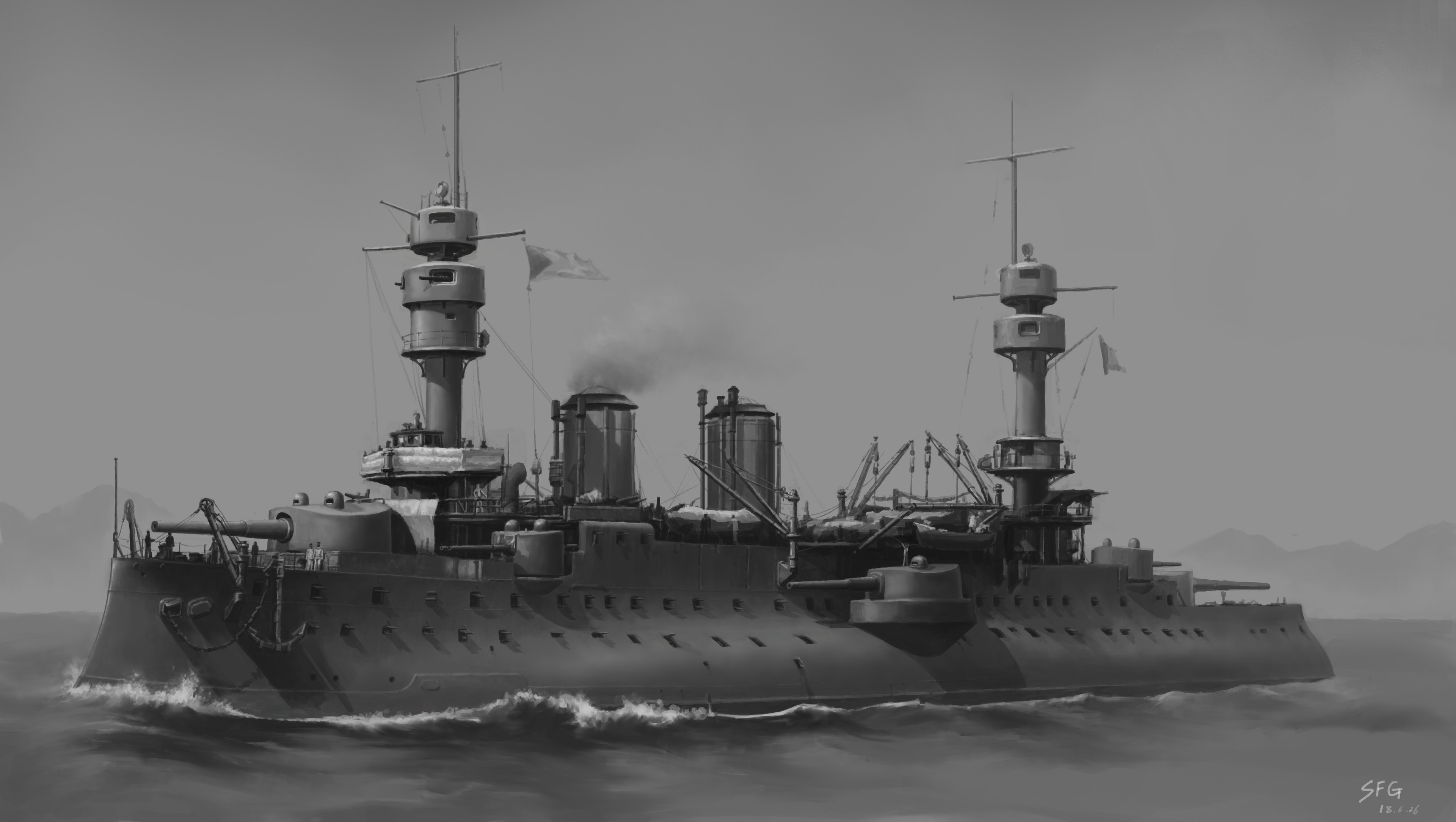 French battleship Jauréguiberry