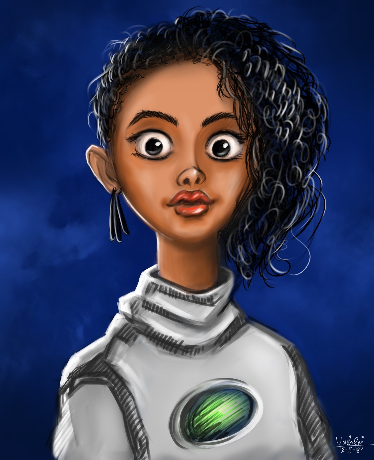 Artstation Curly Hair Character Concept Art Yash Rajput,Simple Cartoon Cute Cartoon Cow Drawing