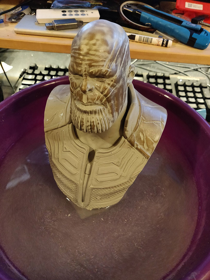 David Östman Thanos (Infinity War) bust (3D printed fan art)