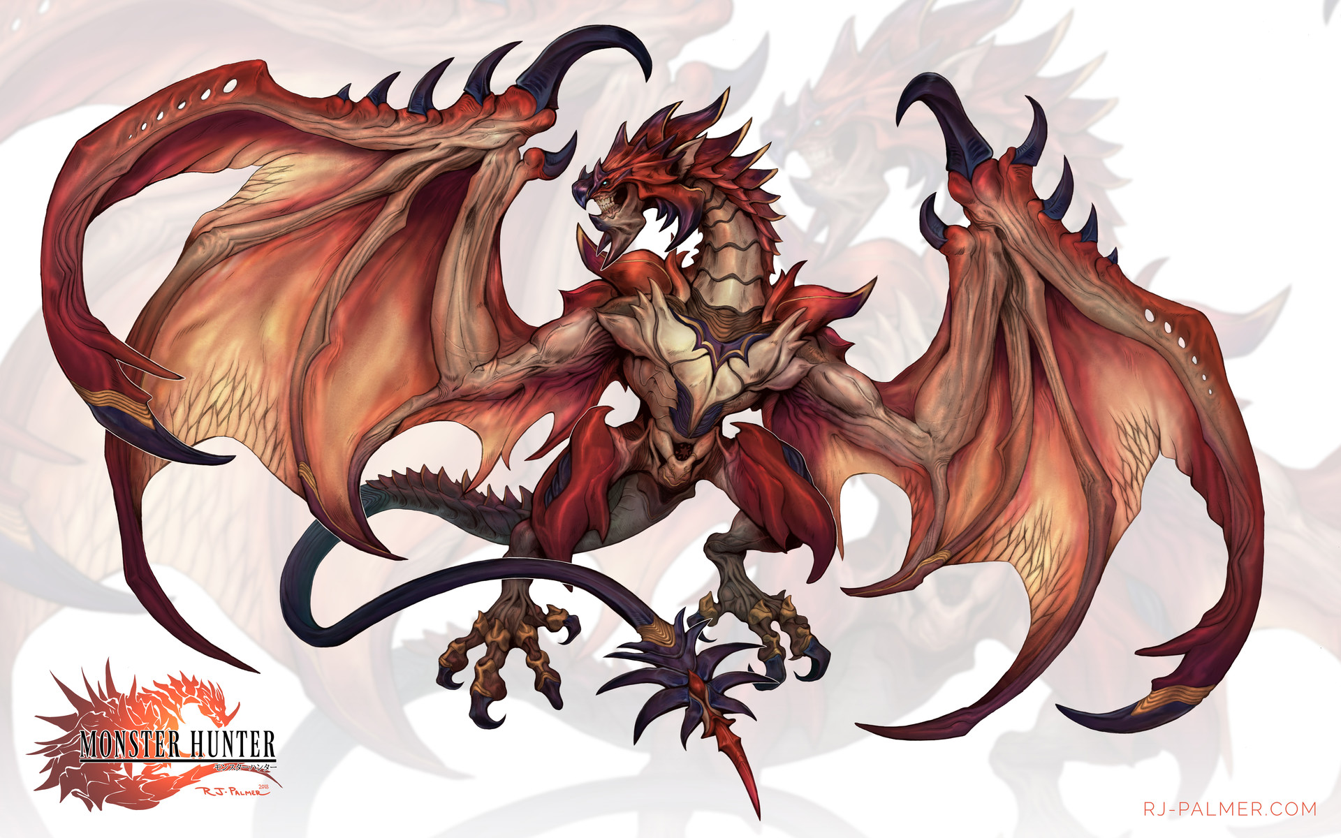 Artstation Final Fantasy Style Rathalos Rj Palmer