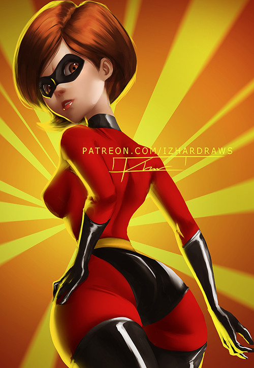 Izhar Draws Incredibles ElastiGirl .NSFW optional.