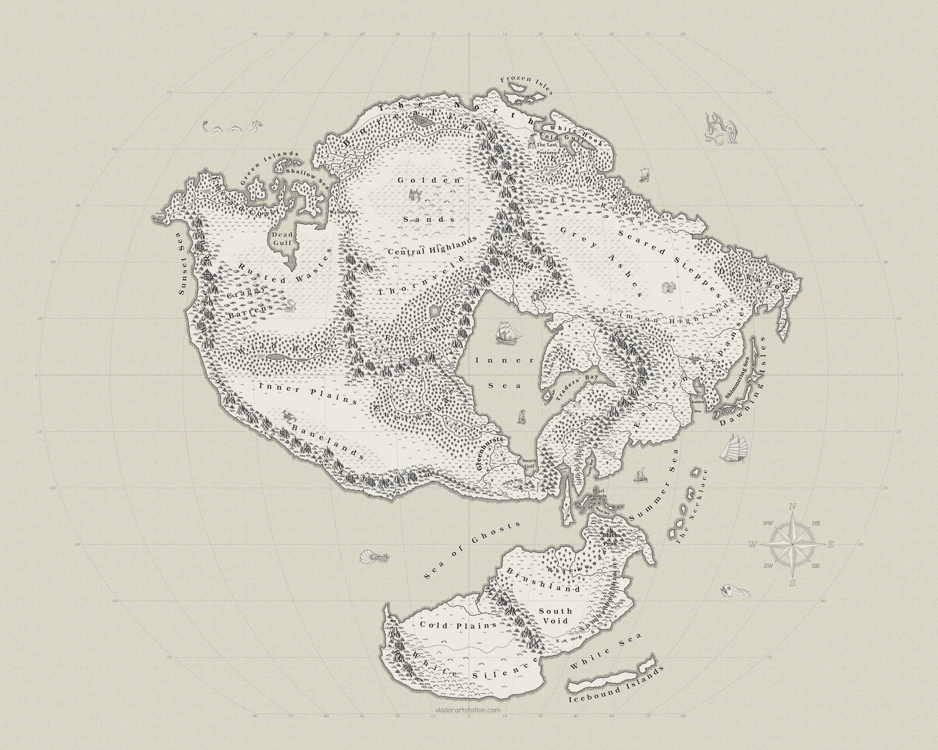 Map Of Pangea Ultima