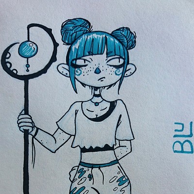 Amy seaman coloursketch blu