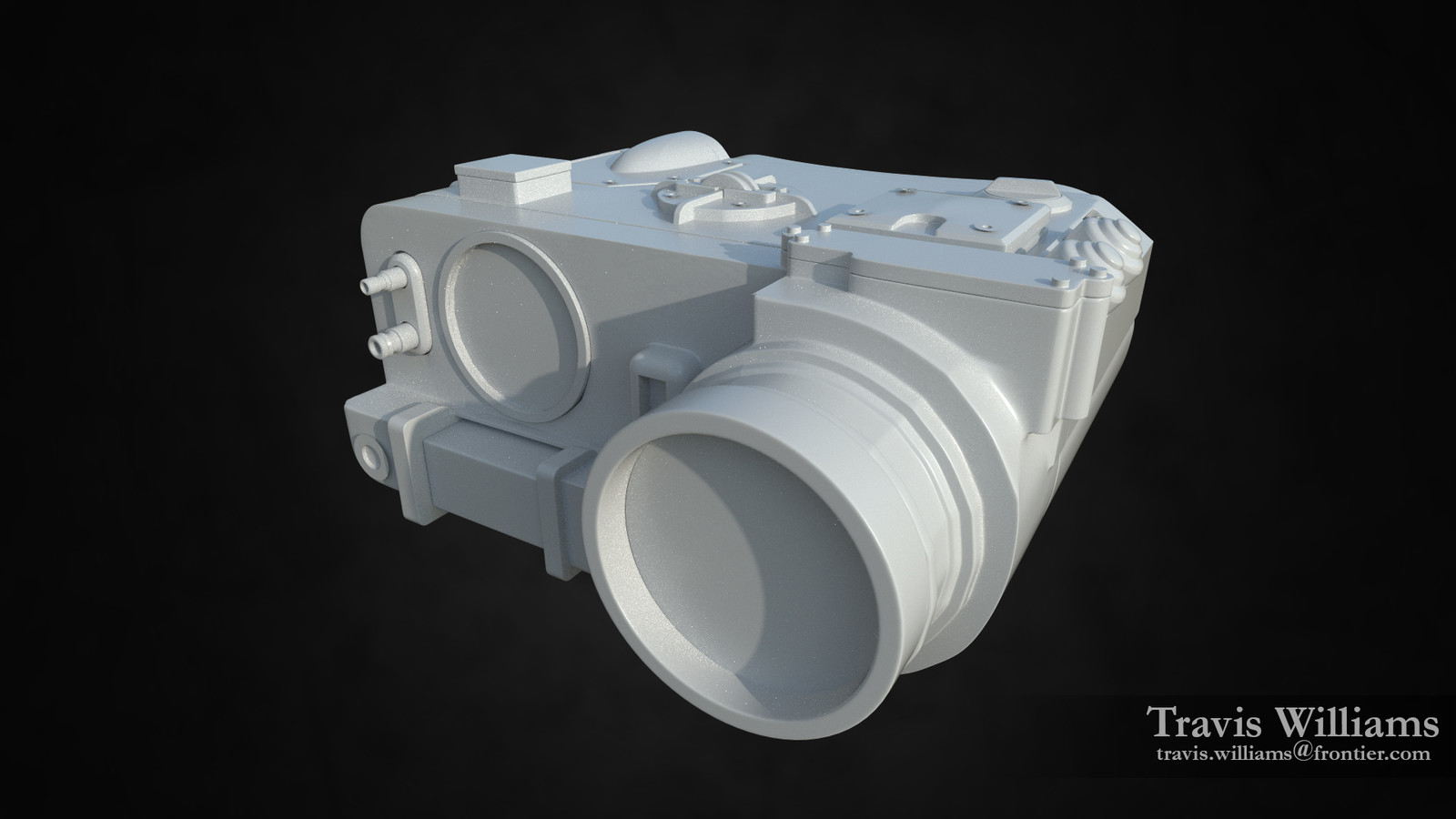 Week 1 | High Res model rendered in Substance Painter I-Ray Render.