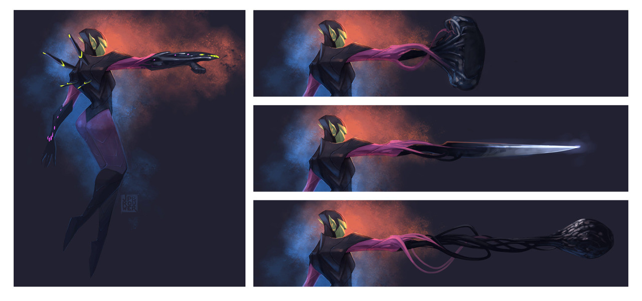 Skrull shapeshifting weapon concepts