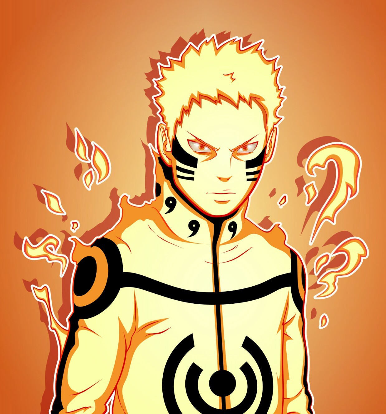 Gambar Naruto Mode Kyuubi gambar ke 8