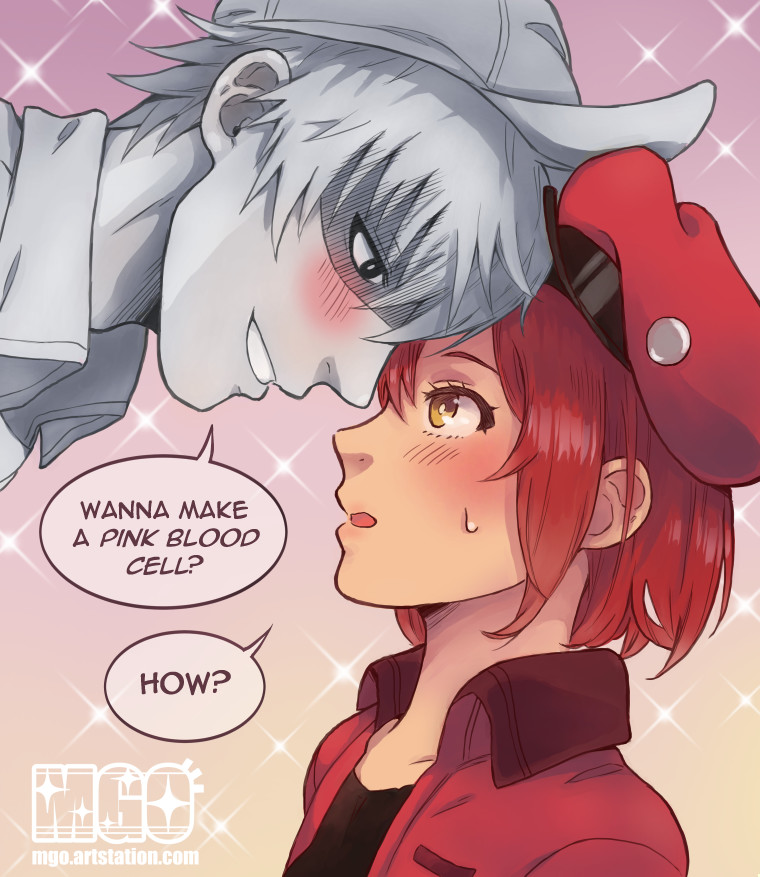 Pink Blood Cell