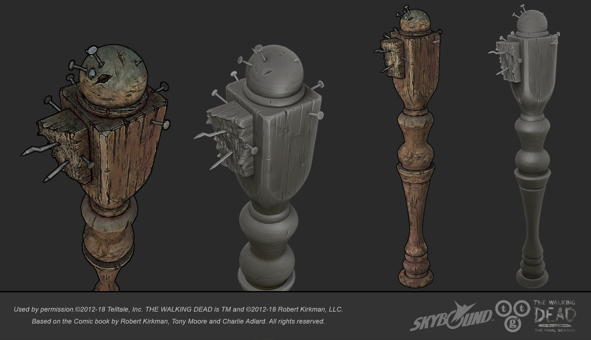Jan Wyss 3d Artist The Walking Dead The Final Season Weapons