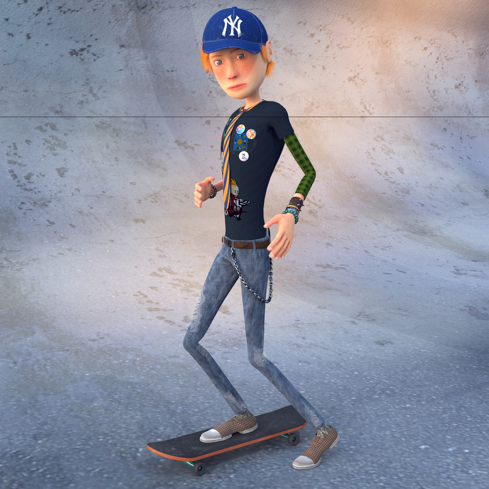 skater boy character