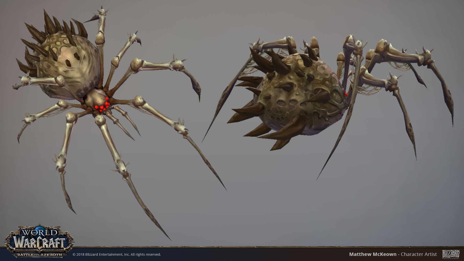Artstation World Of Warcraft Spiders Matthew Mckeown