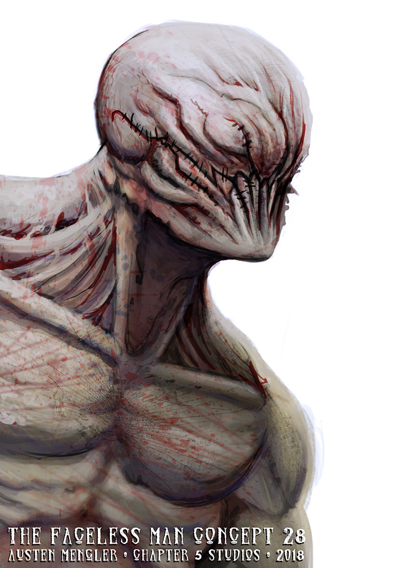 Artstation The Faceless Man 19 Horror Film Concept Art Austen Mengler